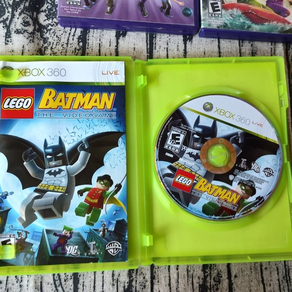 xbox 360 game lot kinect sports kinect adventure NBA2K11 lego batman - Picture 3 of 5